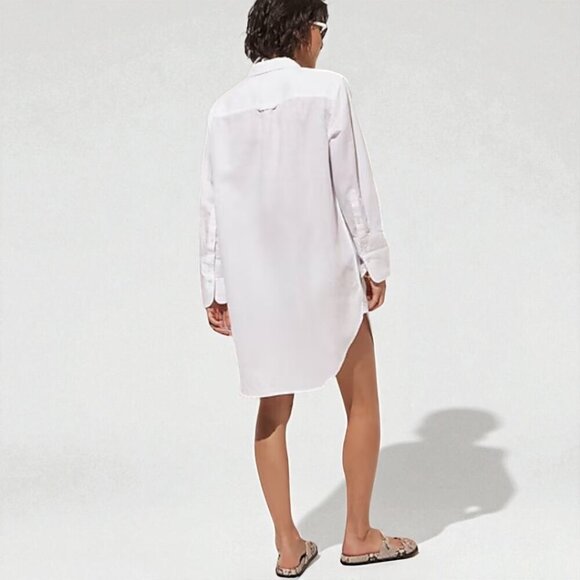 J. Crew Relaxed-fit beach shirt in linen-cotton blend Size medium - Picture 2 of 12